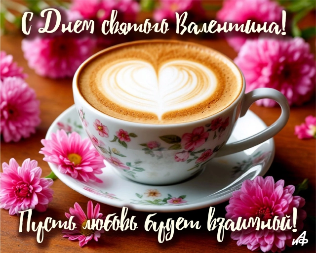 открытка&nbsp;день святого валентина