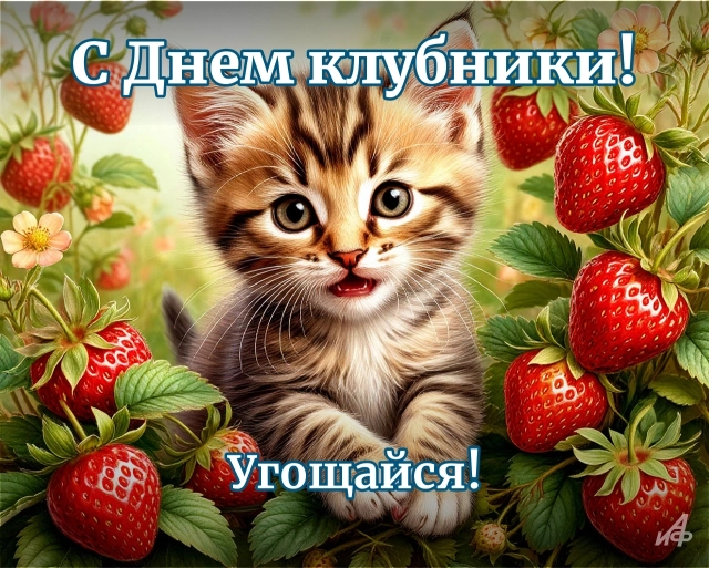30+ открыток с Днем клубники. Красивые картинки для дачников и влюбленных