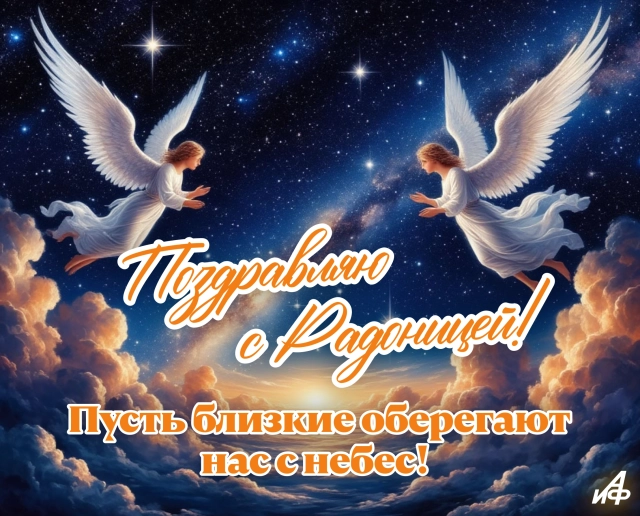 открытка&nbsp;Радоница для коллеги