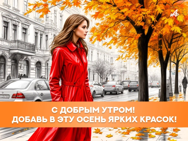 красивые открытки доброе осеннее утро скачать бесплатно