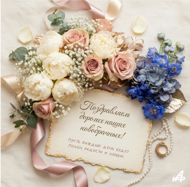 открытка с днем свадьбы поздравление от родных и близких