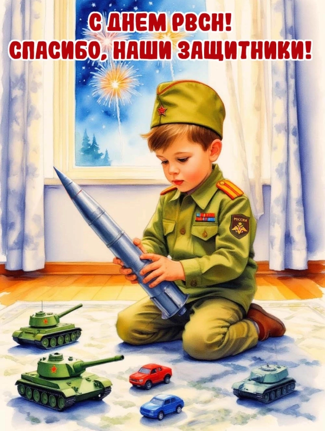 День РВСН открытка