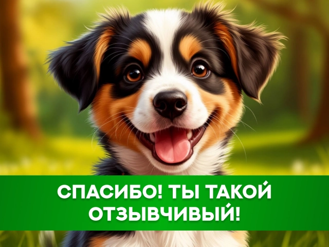 спасибо за отзывчивость открытка