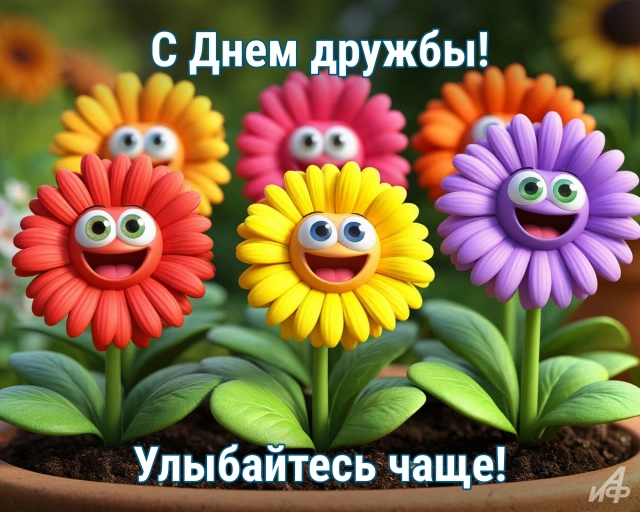 40+ открыток с Днем дружбы. Яркие и красивые картинки для друзей и подруг