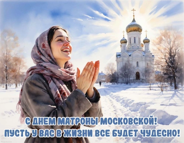 матрона московская открытки