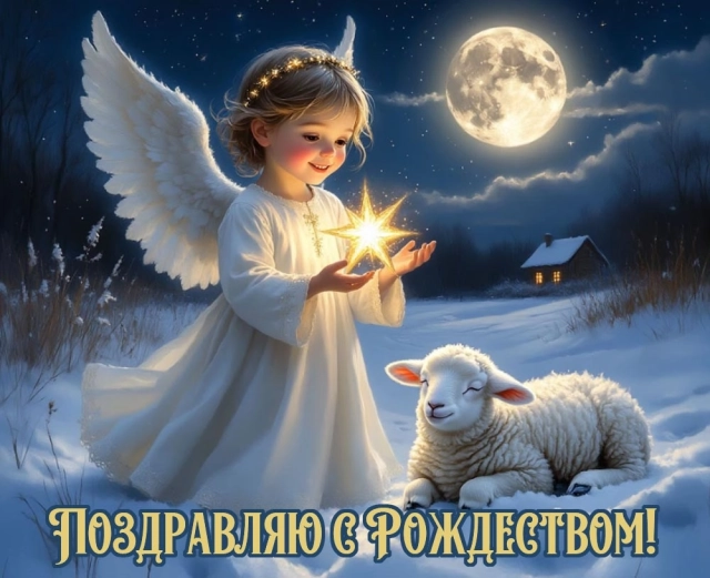 Рождество Христово октрытка