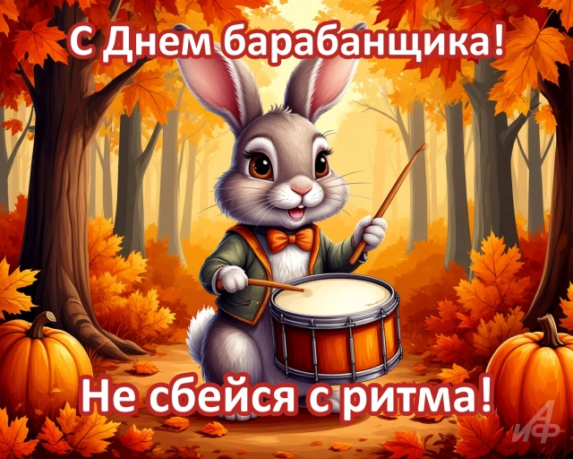 день барабанщика открытка