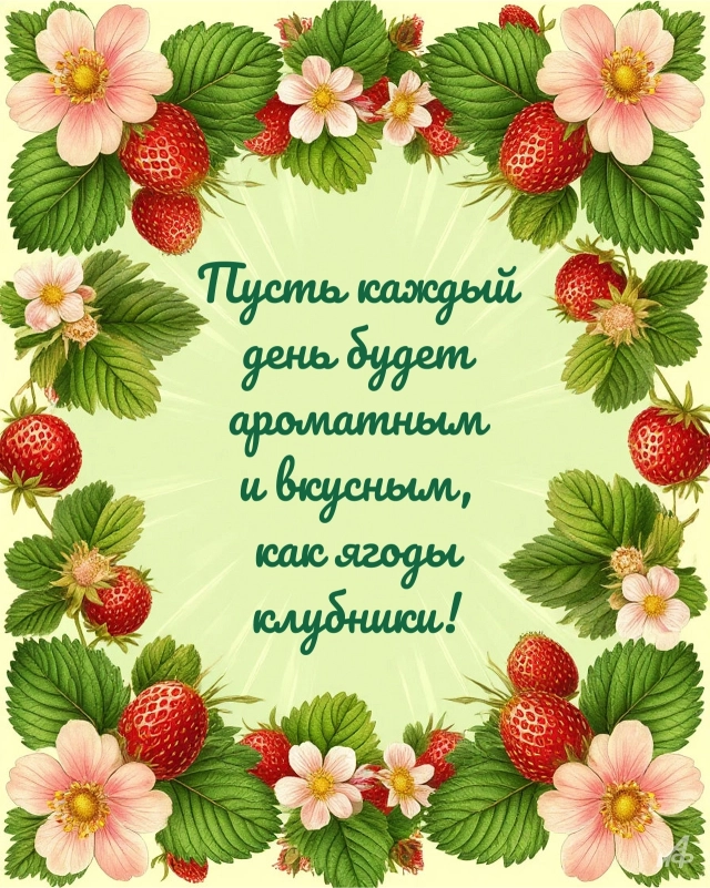 30+ открыток с Днем клубники. Красивые картинки для дачников и влюбленных