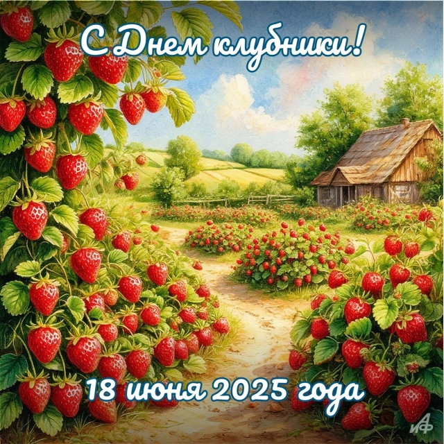 30+ открыток с Днем клубники. Красивые картинки для дачников и влюбленных