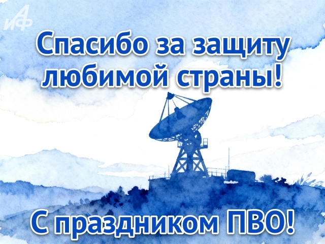 открытка День ПВО для друга военного