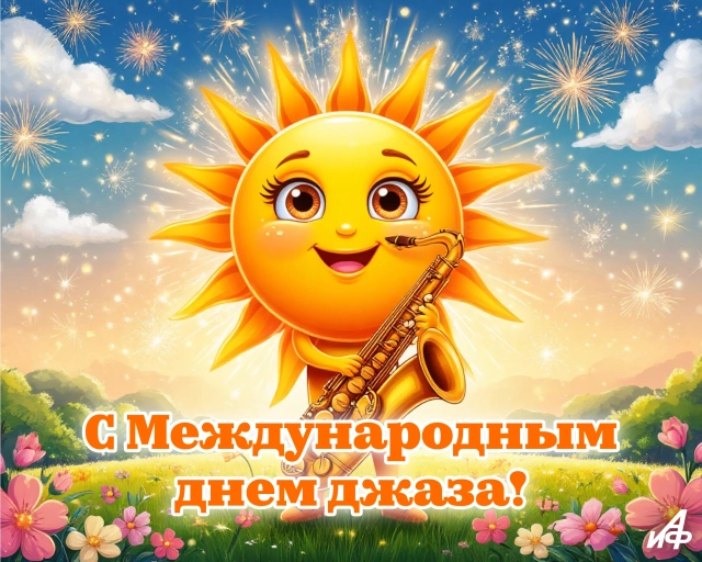 30 апреля день джаза открытка
