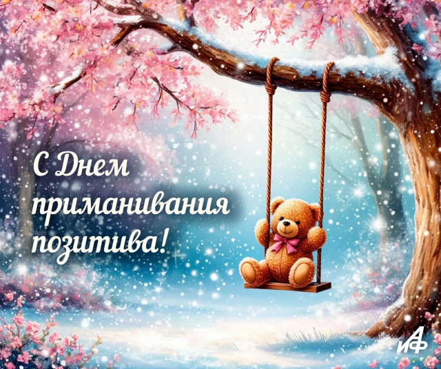 22 февраля день позитива открытка