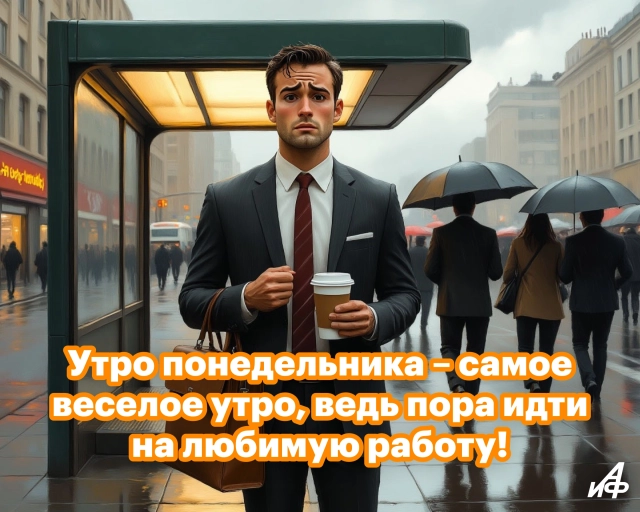 утро понедельника открытка с позитивом