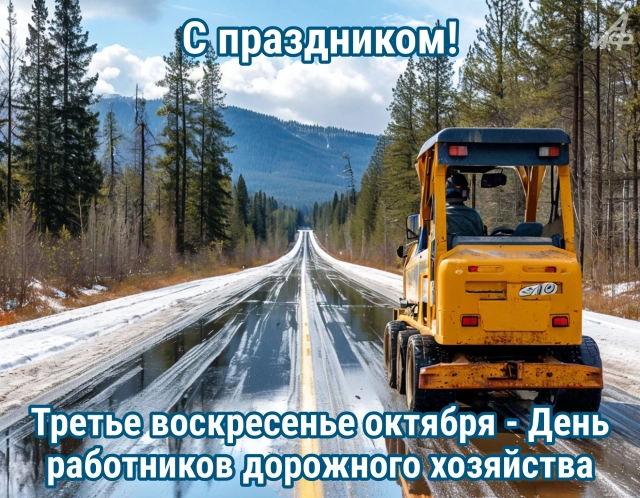 открытки день работников дорожного хозяйства