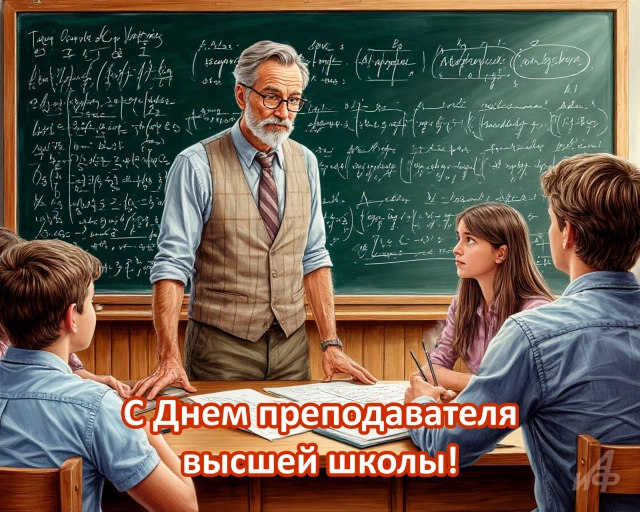 с днем преподавателя вуза открытка
