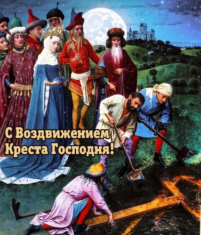 воздвижение креста Господня открытки