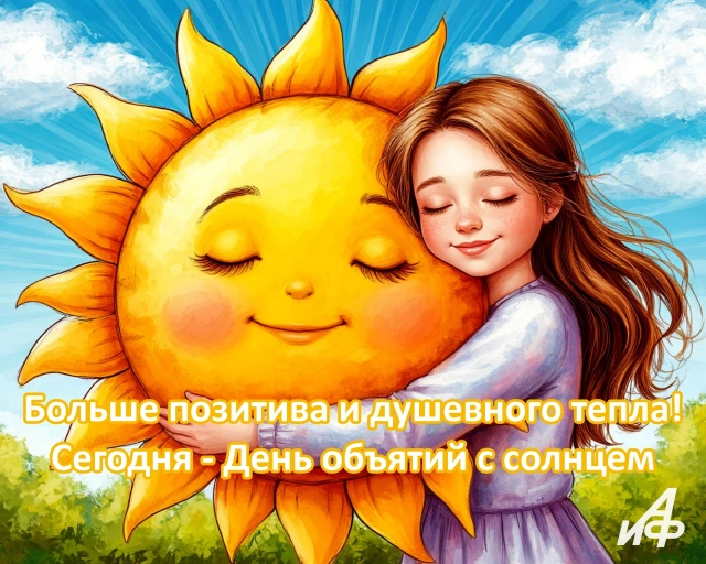 30 марта день объятий с солнцем