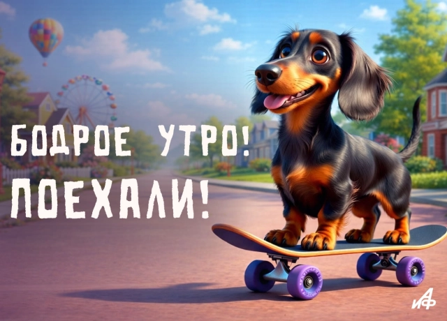 открытка с добрым утром юмор