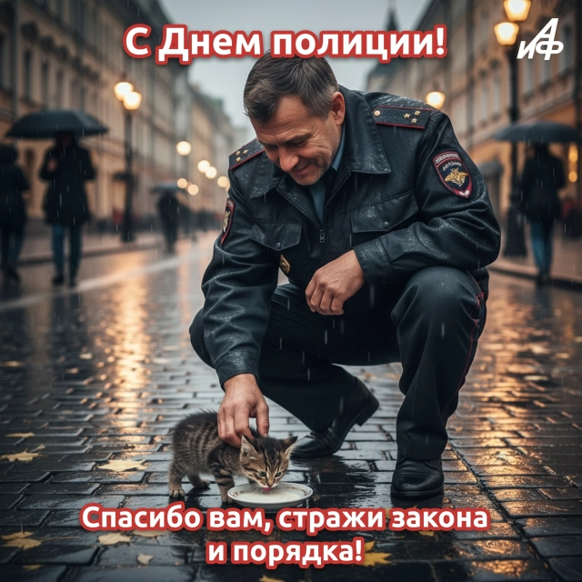 с днем полиции открытка
