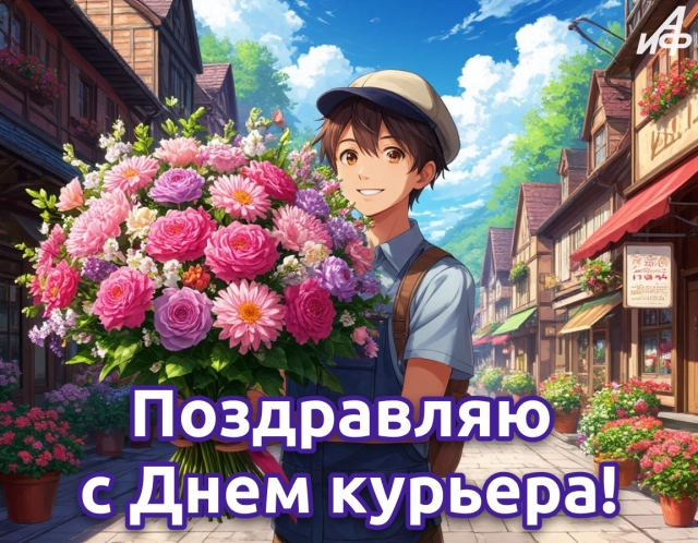 День курьера открытка
