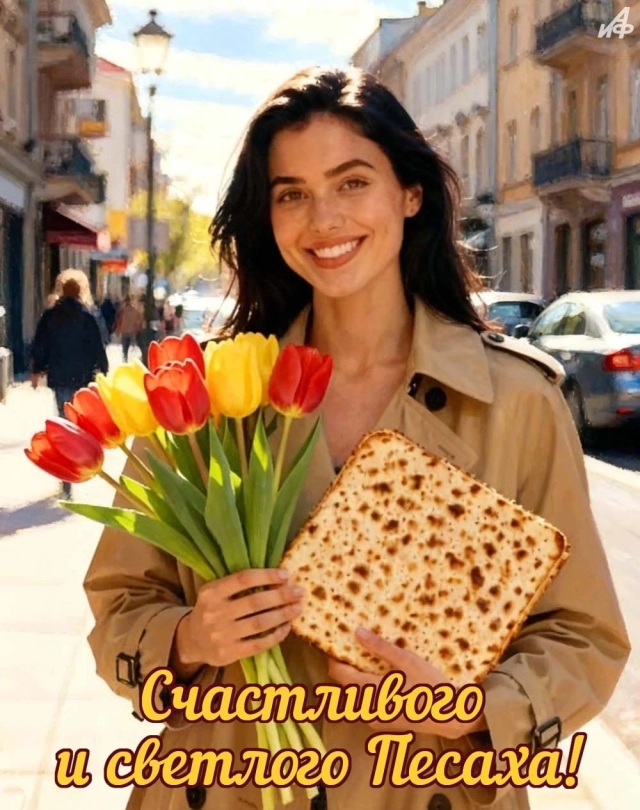 открытка с еврейской Пасхой скачать бесплатно