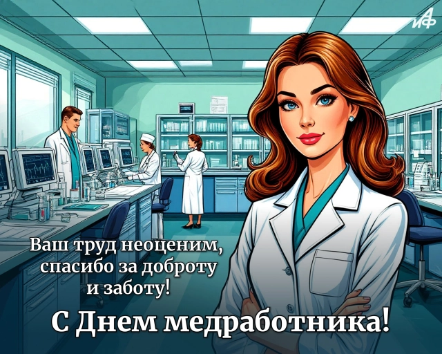 Открытка для врача