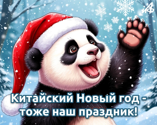 китайский новый год&nbsp;открытка