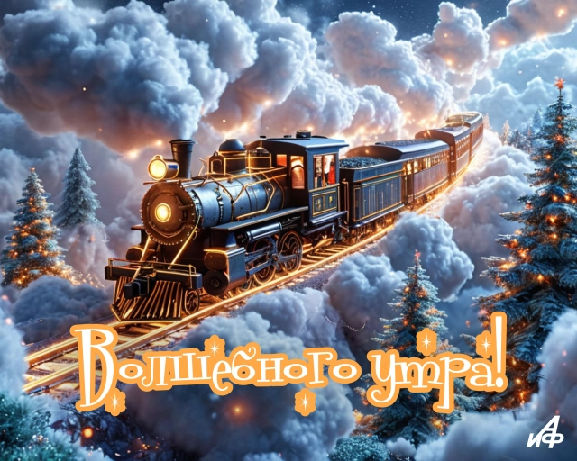 доброе зимнее утро открытка