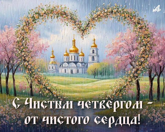 картинки Чистый четверг 2026 поздравления скачать бесплатно