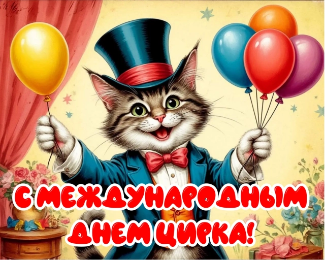 18 апреля международный день цирка красивая картинка
