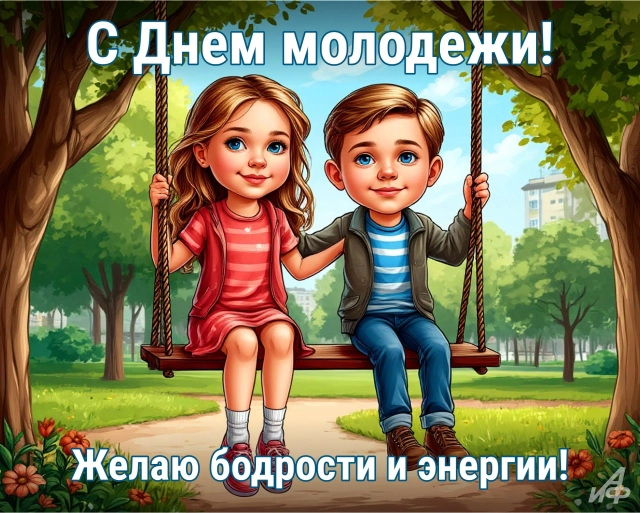 20+ открыток с Днем молодежи. Картинки и поздравления для юношей и девушек