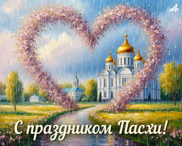 поздравление с Пасхой Христос воскрес открытка