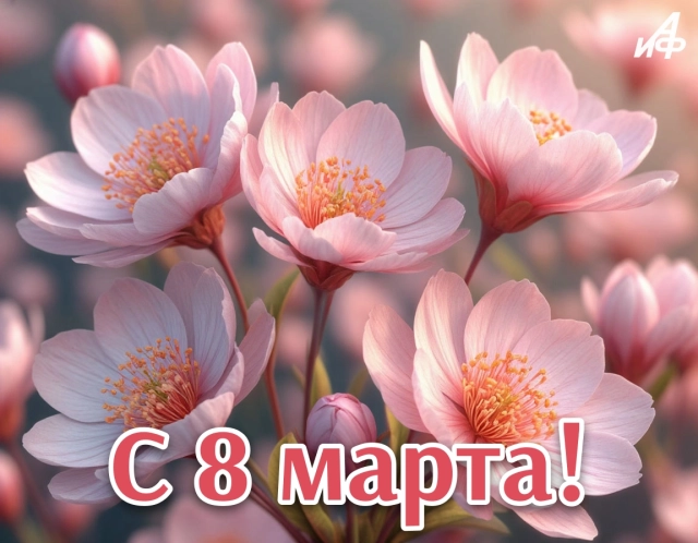 открытка 8 марта