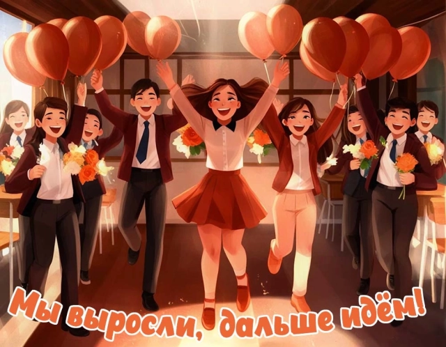 открытка окончание школы