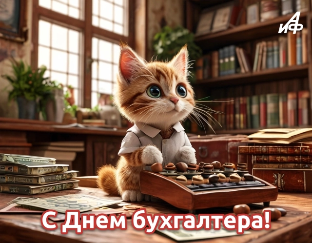 с днем бухгалтера открытка