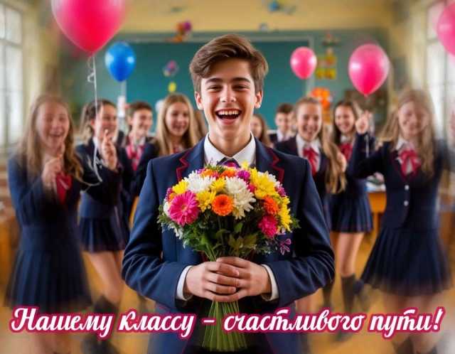 выпускной открытка