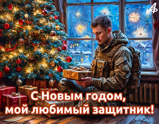 открытка с новым годом солдату бойцу
