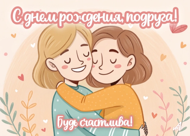 открытки с днем рождения подруга