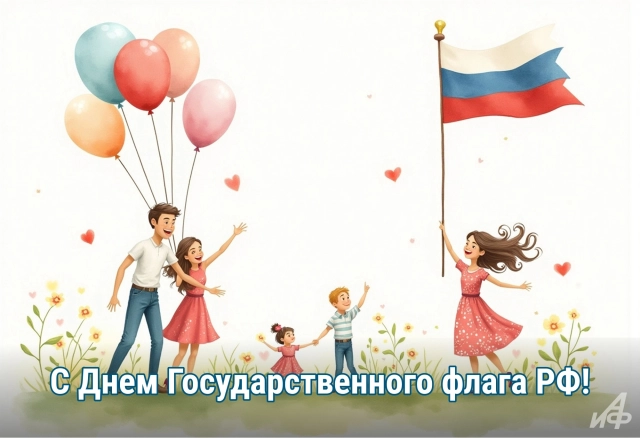 20+ ярких открыток к Дню Флага России: красивые картинки на 22 августа