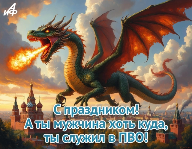 открытка День ПВО для друга военного