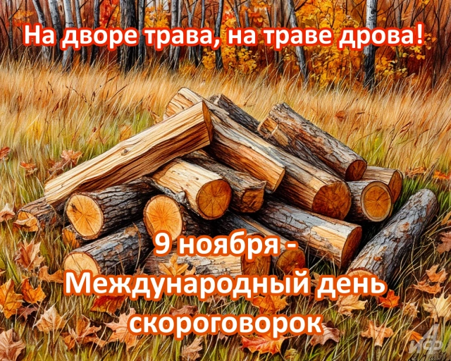 9 ноября открытка скороговорки