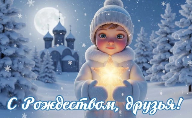 Рождество Христово октрытка