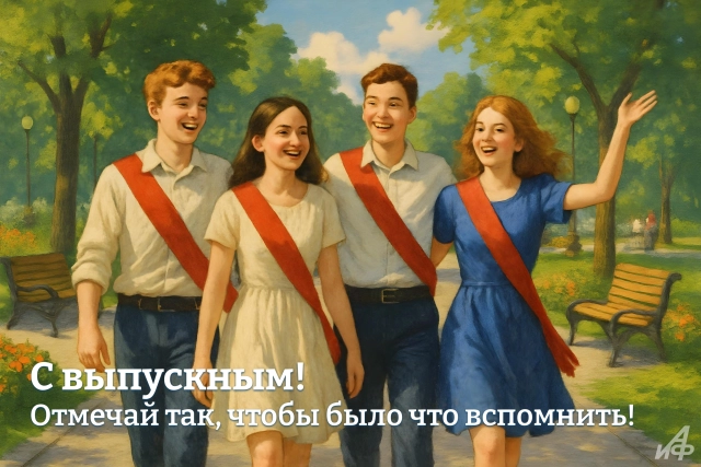 открытка выпускной