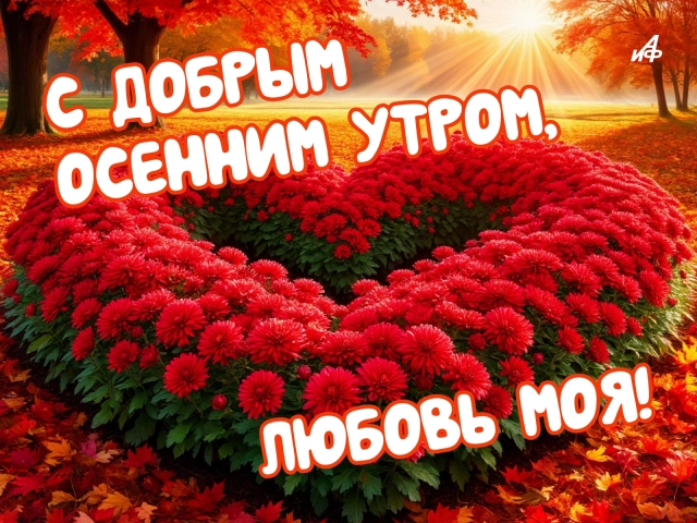 красивые открытки доброе осеннее утро скачать бесплатно