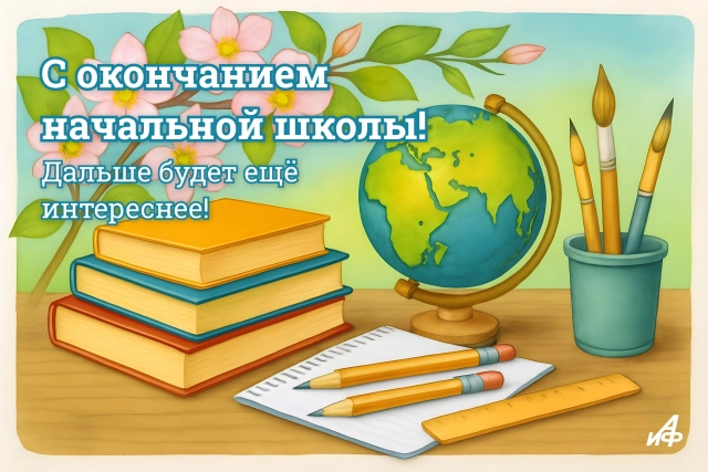 открытка окончание школы