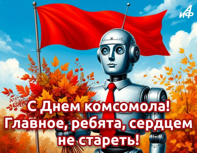 день комсомола открытка