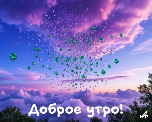 открытка с добрым утром лето