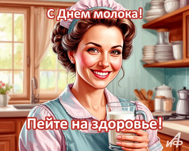 11 января день молока открытка
