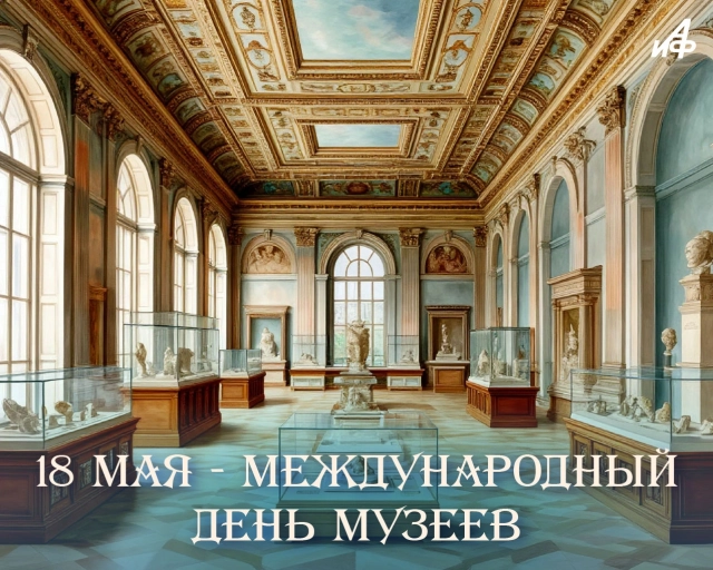 с днем музеев 18 мая открытка