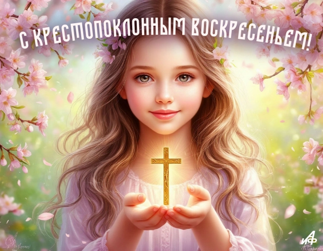 крестопоклонная неделя открытки